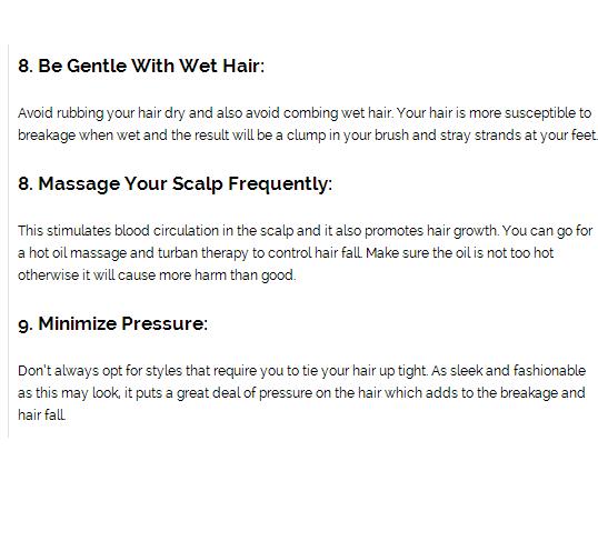 Control Hair Fall ♥