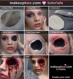  Creepy Halloween Makeup #halloweentip