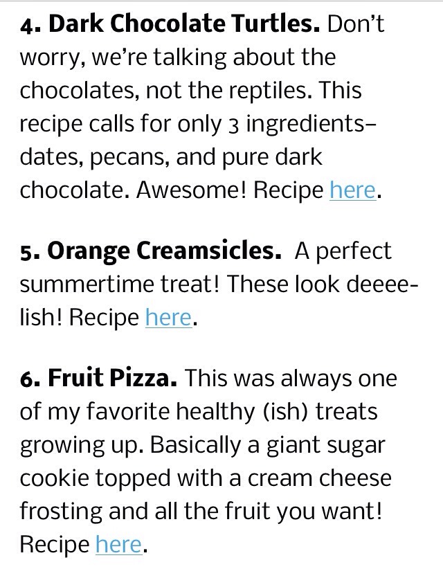 6 Healthy Treat Recipes