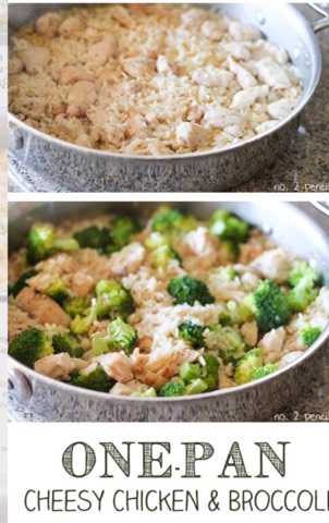 Popular One Pan Chicken And Broccoli Rice 