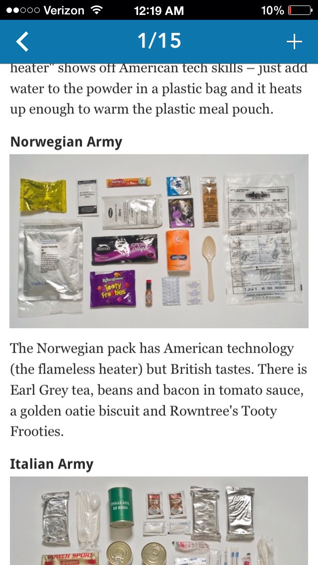 International Army Food Rations From Around The World 🌍🌎🌏