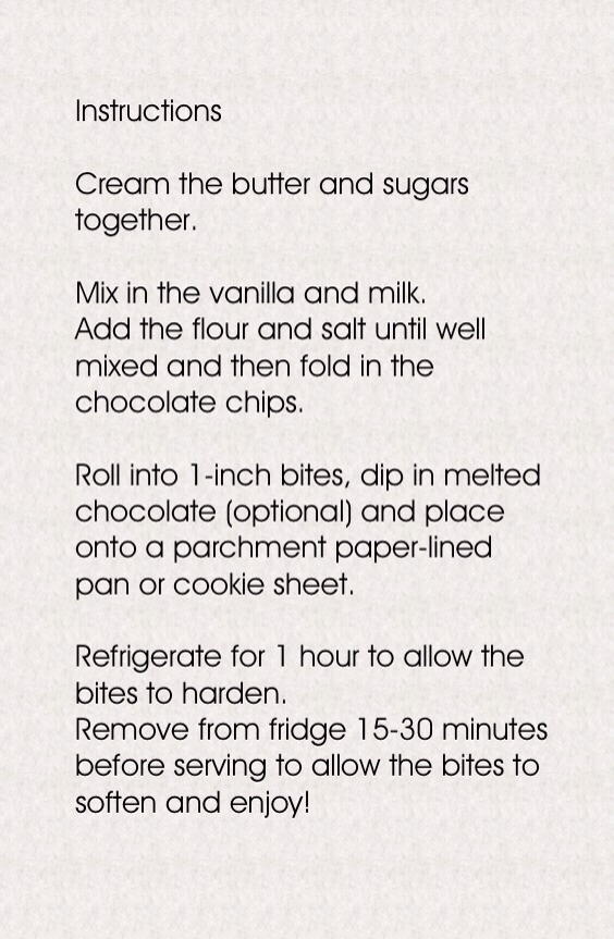 AMAZING QUICK EASY COOKIE DOUGH BITES !!!!!!