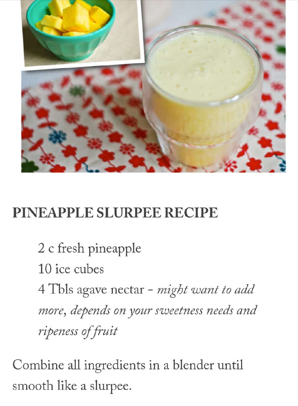 Homemade Slurpees!