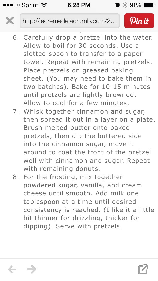 Cinnamon Sugar Pumpkin Soft Pretzels...