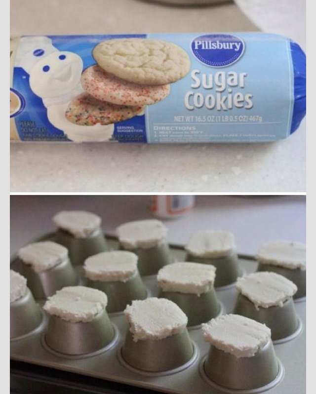 🎀Sugar Cookie Cups Recipe🎀