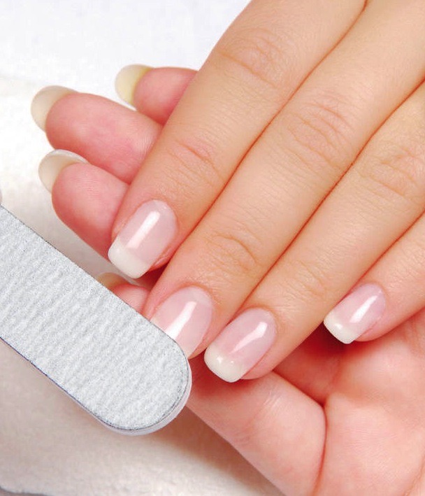 You don't have to spend tons of money to have nice looking nails, make sure they are clean and filed with a clear coat and you're set! 