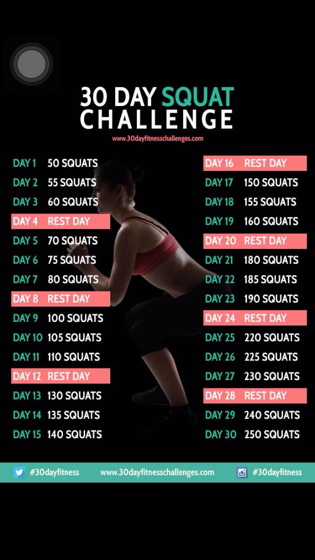 30 Day Challenge Workouts