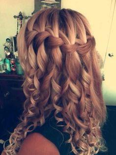 waterfall braid for graduation  go to www.niaghubpages.com and search for hairstyle and you will find this