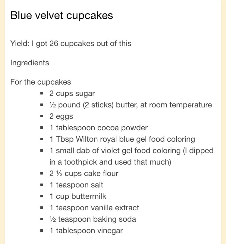 Blue Velvet Cupcakes!!