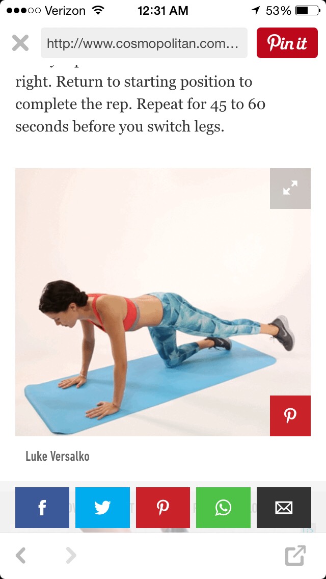Butt Lifting Workout