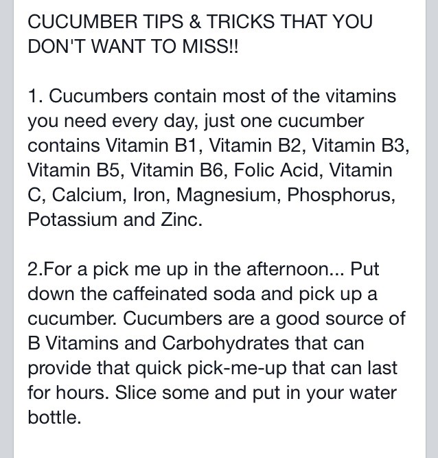 Cucumber Tips
