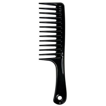 - Alway comb CURLY hair wet❗️from  the bottom,up 
- You can buy a wet brush (I use my fingers when I take a shower ) To detangle the hair 
- Use a wide tooth comb when combing  your hair everyday