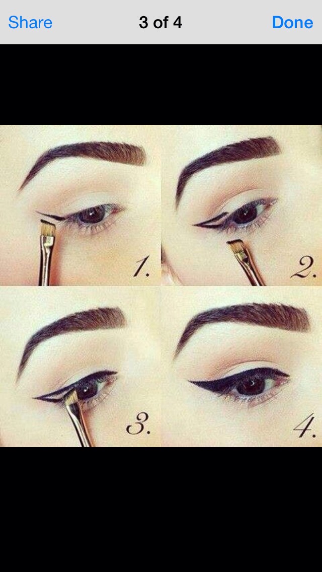Eye Makeup Ideas And How To Do Your Eyeliner Properly