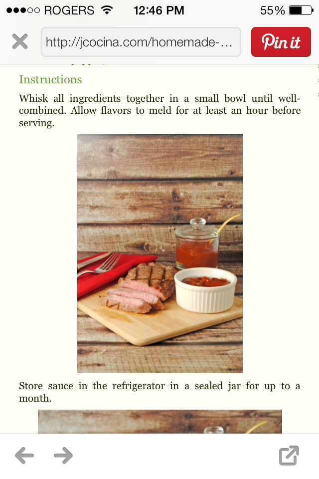 Homemade Steak Sauce