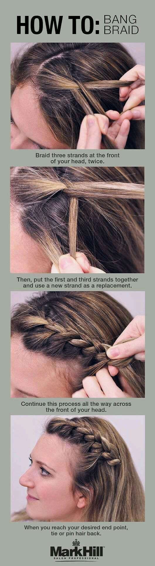 got to try hair tutorials- step by step