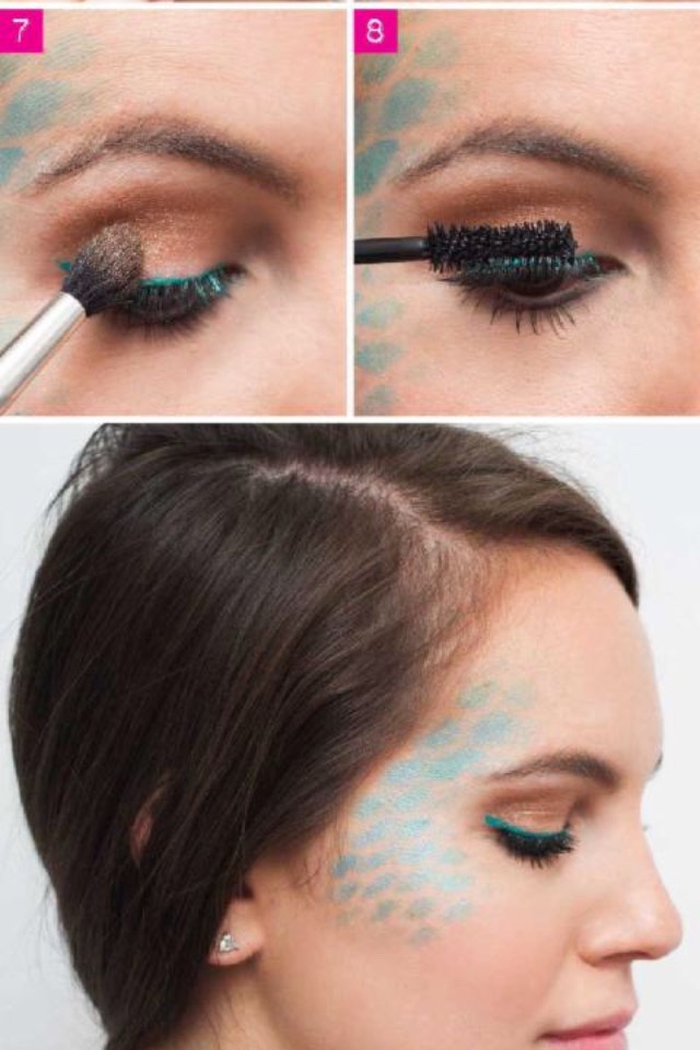 Easy Halloween Costume Makeup! No New Purchases Required!!!π #halloweentip