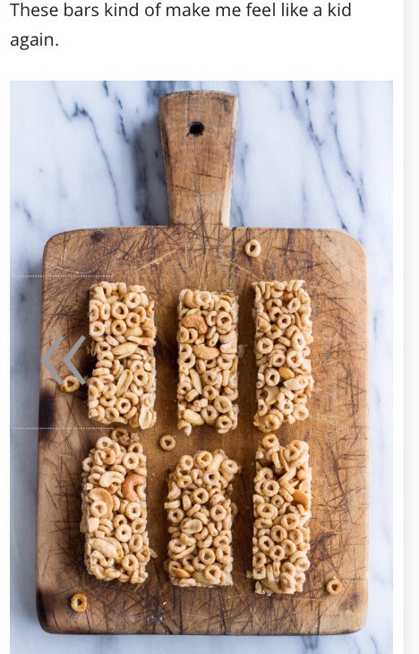 Honey Nut Cheerio Breakfast Bars 