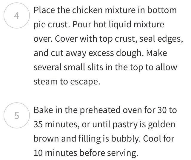 🍴Chicken Pot Pie Recipe! YUM!🍴