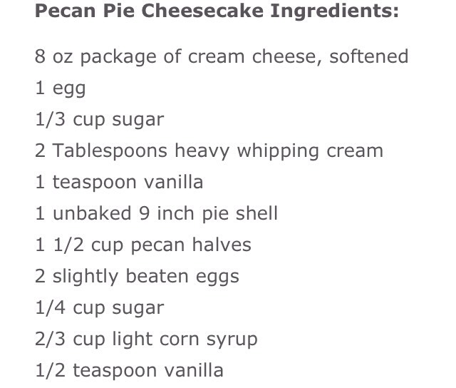 Pecan pie cheesecake 