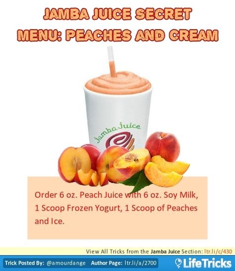 💟✨Jamba Juice Secret Menu & How To Order/ Make Them✨💟