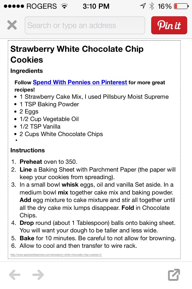 Strawberry And White Chocolate Chip Cookies