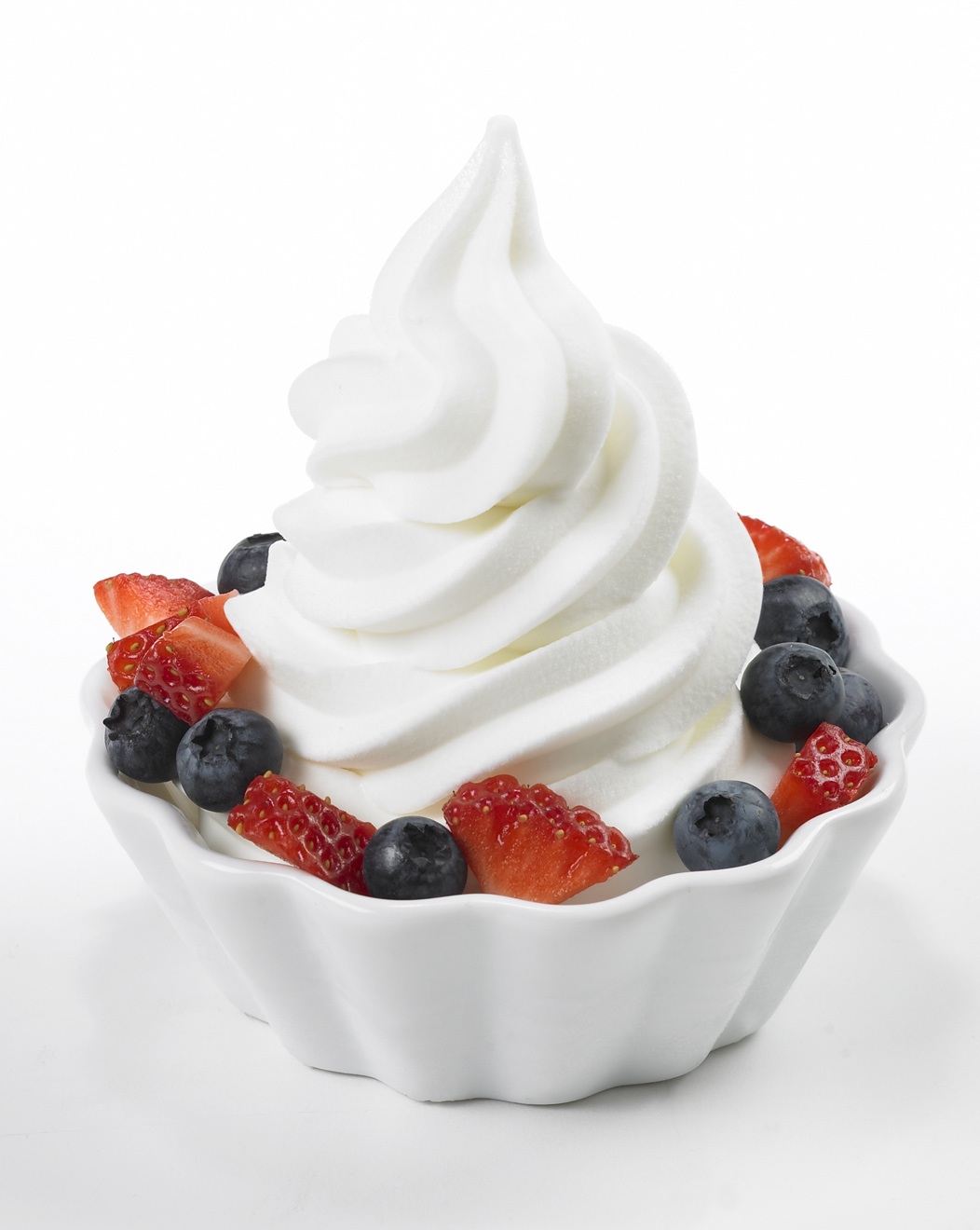 Yogurt or frozen yogurt is a good alternative to ice cream.