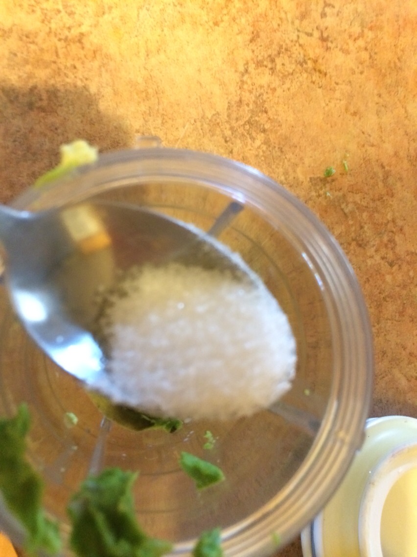 Add half spoon of sugar