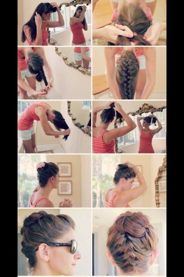 Easy Five Minute hair Styles 🌼🚺🙈