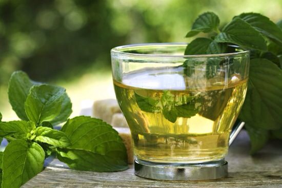 Peppermint tea helps regulate your stomach lining to keep things working right!