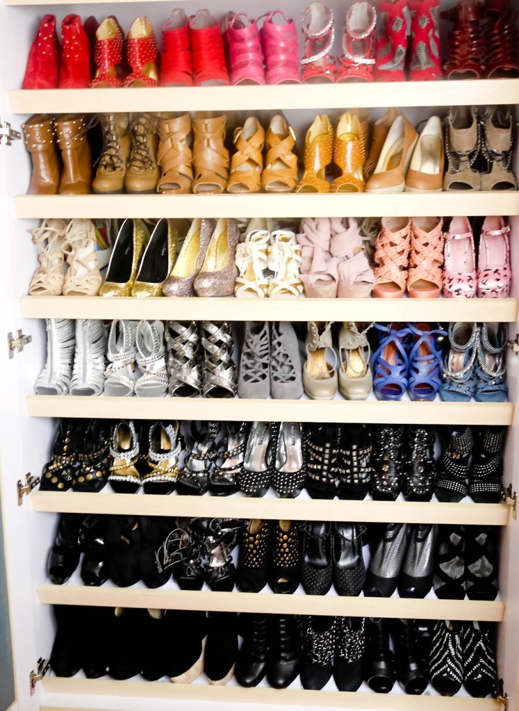 Shoes!! Girls have so many options. We have flats, heels, pumps, boots, runnings hoes, etc. Boys may have their sneakers but girls got so much more variety! 