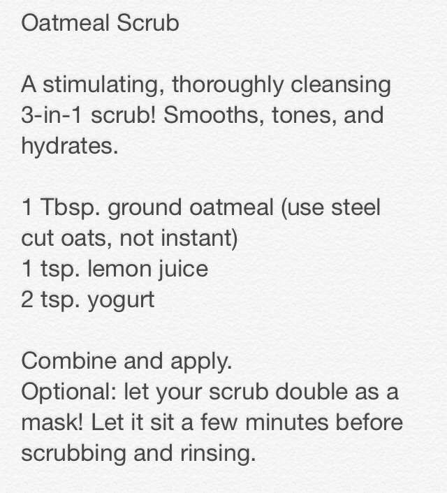 DIY Face Scrubs 💁