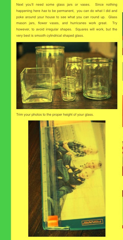 glowing photo luminaries...step By Step👉👉