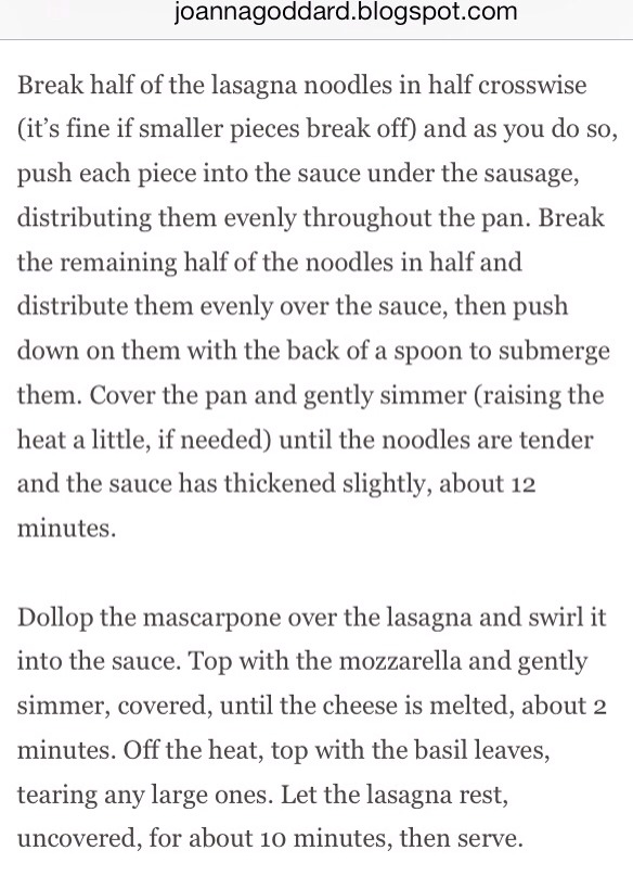 An Easy Lasagna Recipe That Can Be Made In A Skillet.
