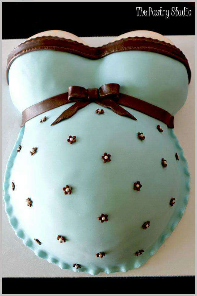 baby shower pregnant belly cakes 