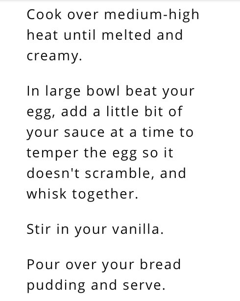 Gingerbread Pudding With Vanilla Sauce 