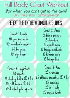 FULL BODY QUICK WORKOUTS 