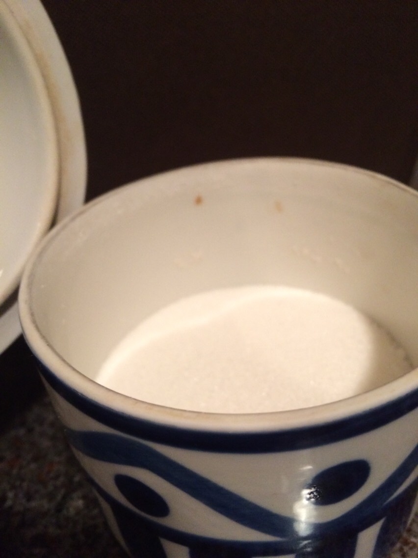 1 1/2 table spoons of white or brown sugar 