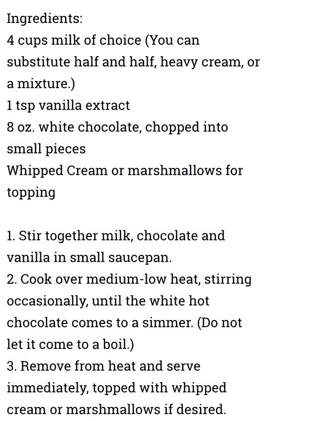 Hot Chocolate Recipes