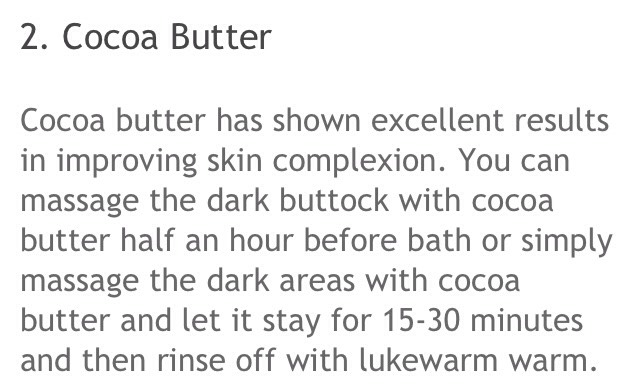 Seven Best Natural Home Remedies And Tips To Cure Dark Buttocks (Bum) 
