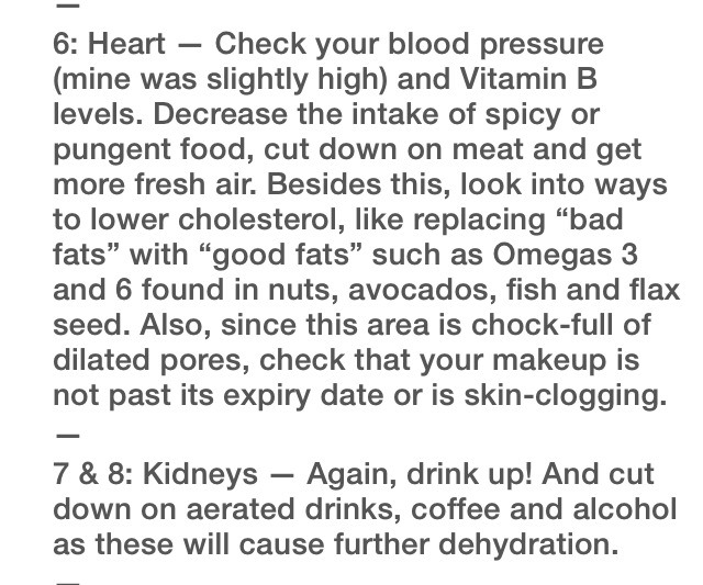 What does your acne mean?