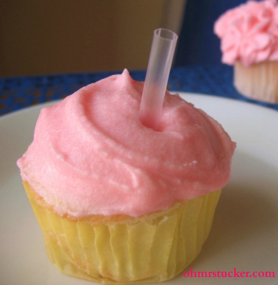 Kool aid frosting: add kool aid to vanilla frosting. It will taste like whichever flavour you choose!