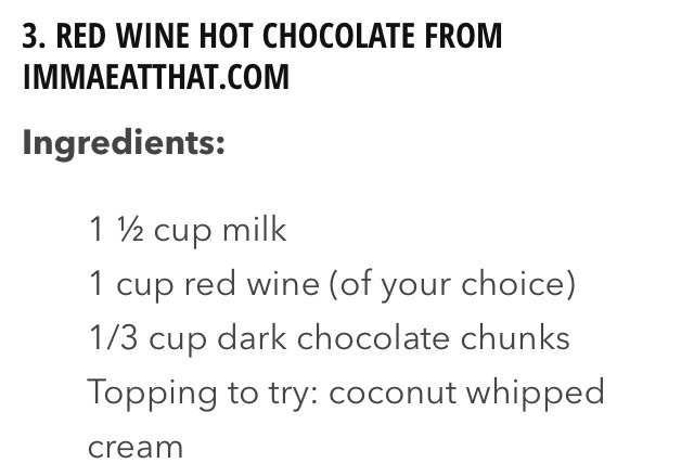 π Adult Hot Chocolate Recipes!