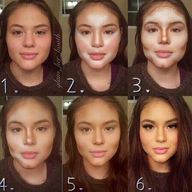 Here's a basic contour routine that's easy to follow. Creams are better in the cold because they don't dry out like powder contours do.