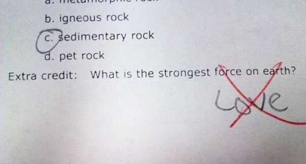 Funny Test Answers