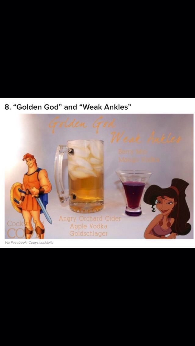 Disney cocktails 🍹