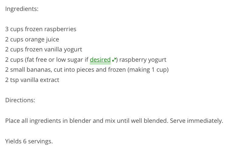 Healthy And Easy Raspberry Cream Breakfast Smoothie! 😃😘❤️😋