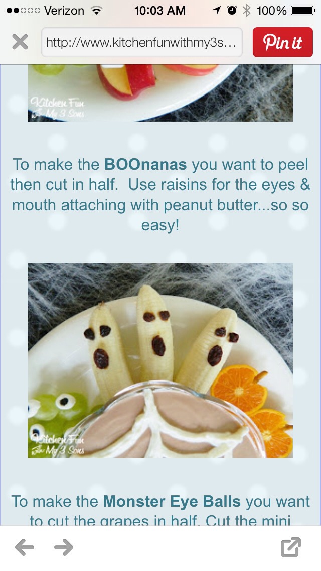 Fun Healthy Halloween Treat 