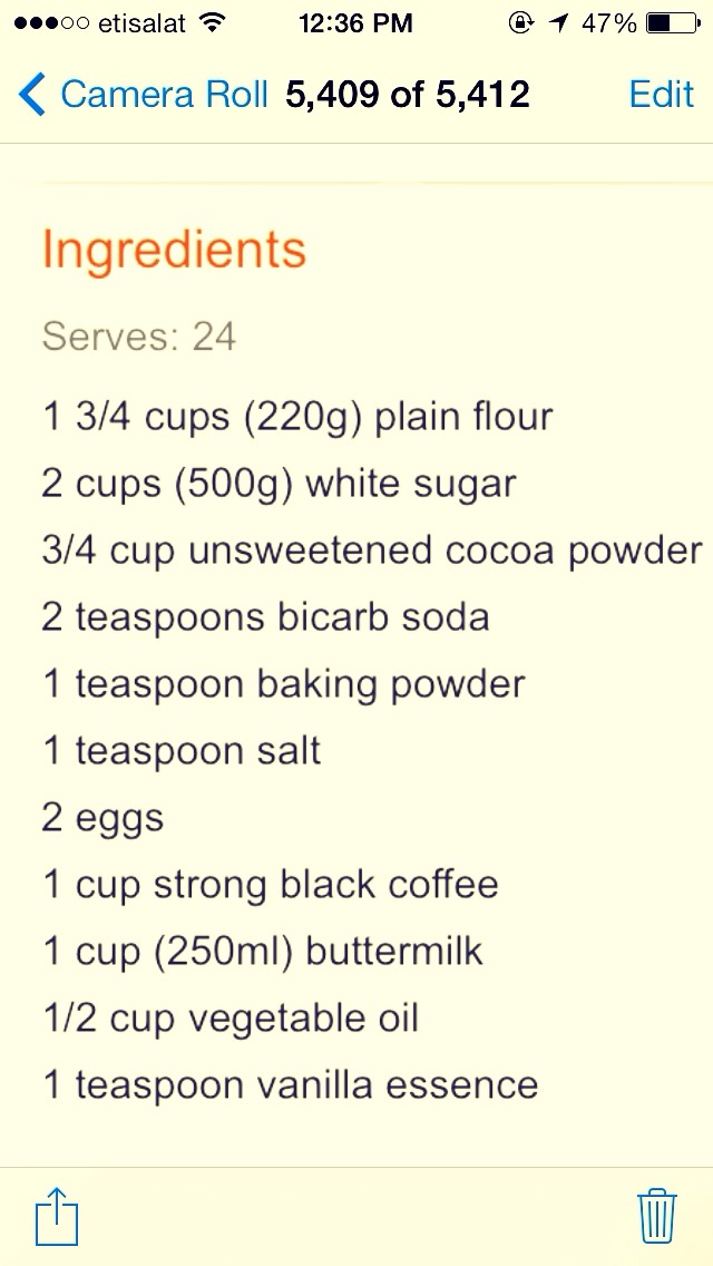 Chocolate Coffee Cake 🍰
