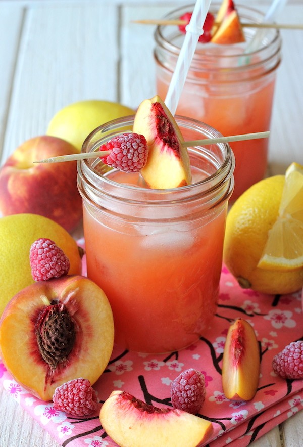 http://damndelicious.net/2012/10/16/raspberry-peach-lemonade/