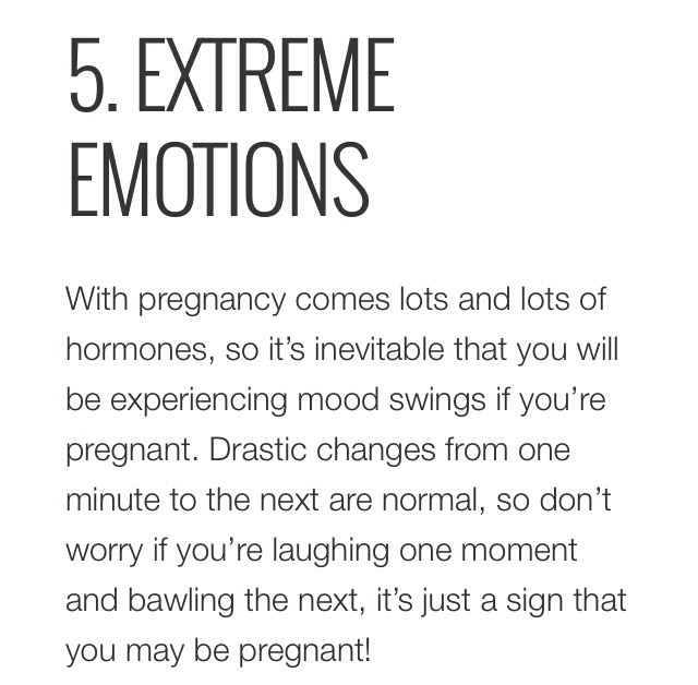 🌟🌟 13 Signs You Could Be Pregnant!! 🌟🌟